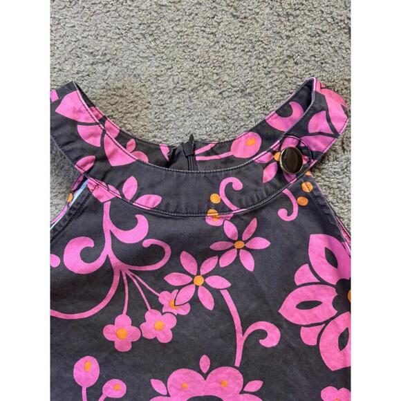 Gap Kid's Brown/Pink Girls Flowers Summer Dress - Picture 2 of 6